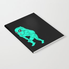 alien holding cat Notebook