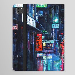 Streets of Neo-Tokyo iPad Folio Case