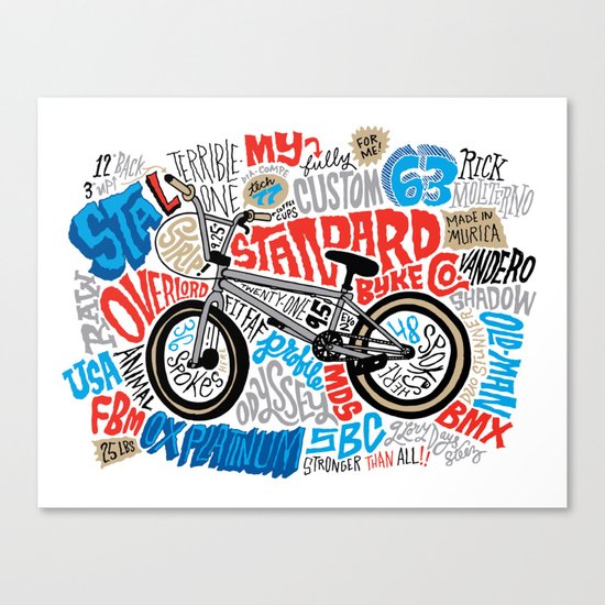 All My Bikes: STA-L Canvas Print