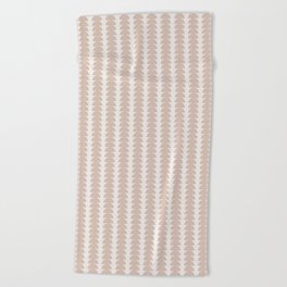 Maude Pattern - Earthy Neutral Beach Towel