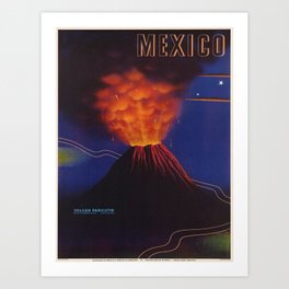 Vintage poster - Mexico Art Print