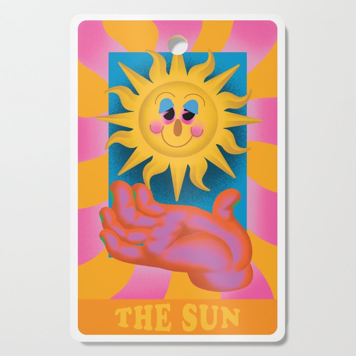 The Sun Tarot Card Cutting Board