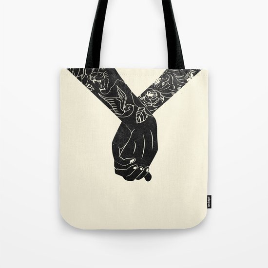 Holding On Tote Bag