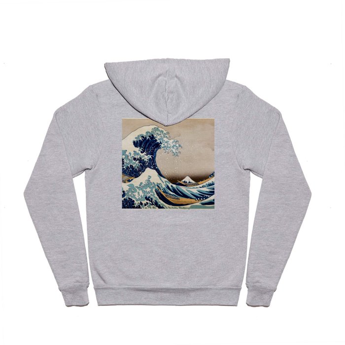 Under the Great Wave by Hokusai Hoody