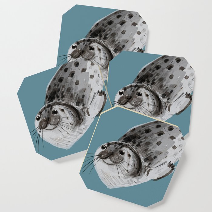 Common seal Coaster