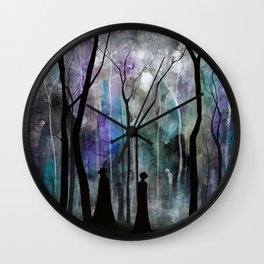 Haunted Forest Wall Clock