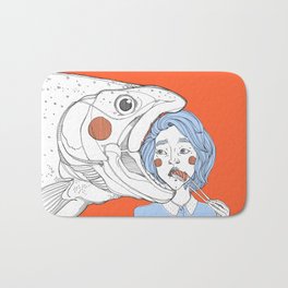 Sushi Attack Bath Mat