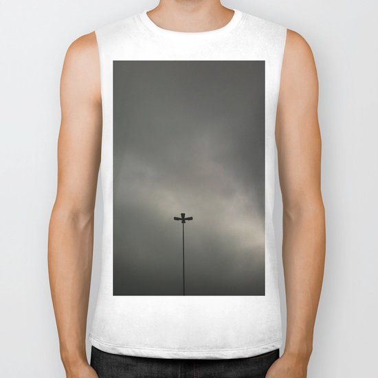 Gray Sky Biker Tank
