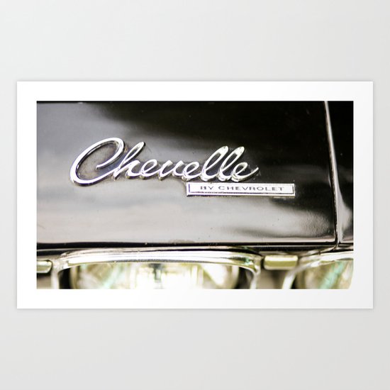 Vintage Chevelle - Cool Retro Chevy Art Print