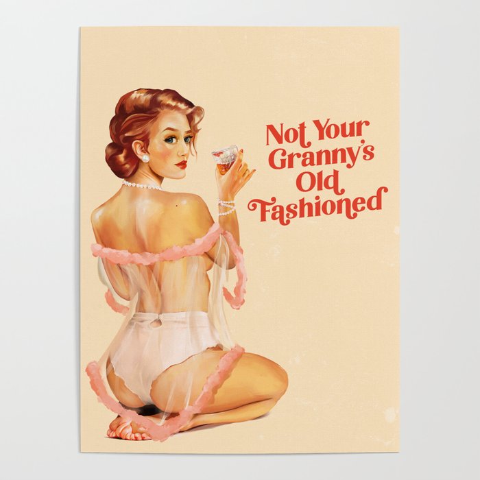 Pin Up Vintage Pinup Girl Poster Print (18 x 24)