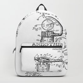 Vintage Anesthesia Gas Machine Backpack