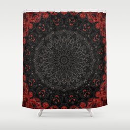 Red Black Shower Curtains For Any Bathroom Decor Society6 If you are ready to go super bold, rock red walls in your bathroom or powder room. society6