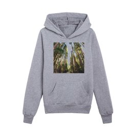 The tall trees of Yosemite pine nature California landscape color photograph / photography Kids Pullover Hoodies