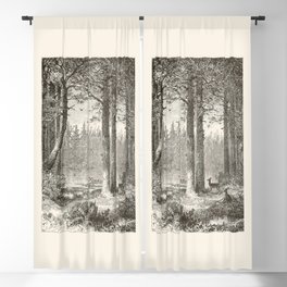 Forest Scene Blackout Curtain