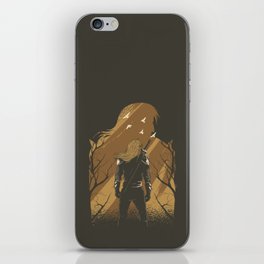 Warrior With Silhouette iPhone Skin