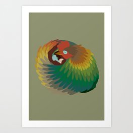 Chicken Dream Art Print