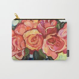 Camellias and Roses Carry-All Pouch