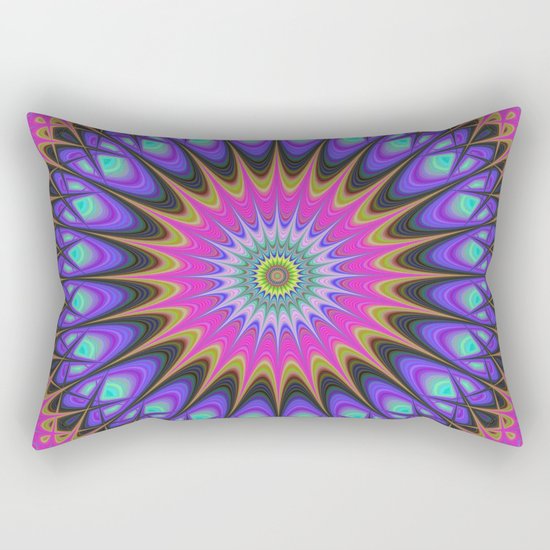 Star mandala Rectangular Pillow