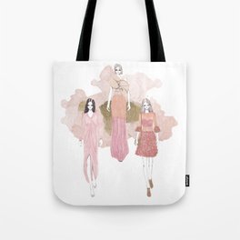 Pink and Gold Tote Bag