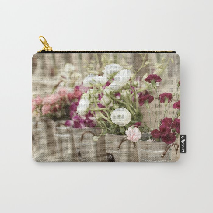 Flower Market Carry-All Pouch