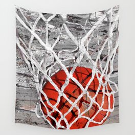 Basketball Art Wall Tapestry