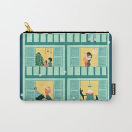 Merry Christmas Illustration Carry-All Pouch