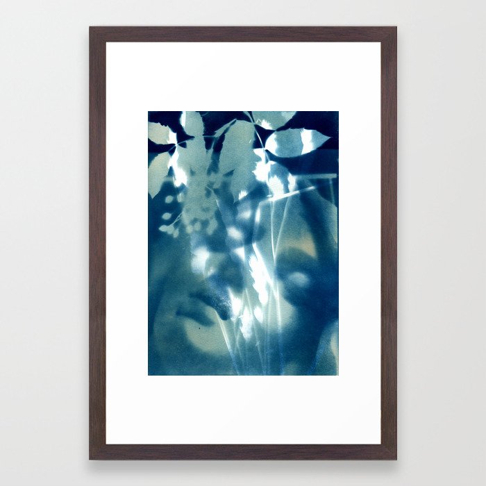 Fragments Of The Past 13 Art Print Collage Blue Print Wall