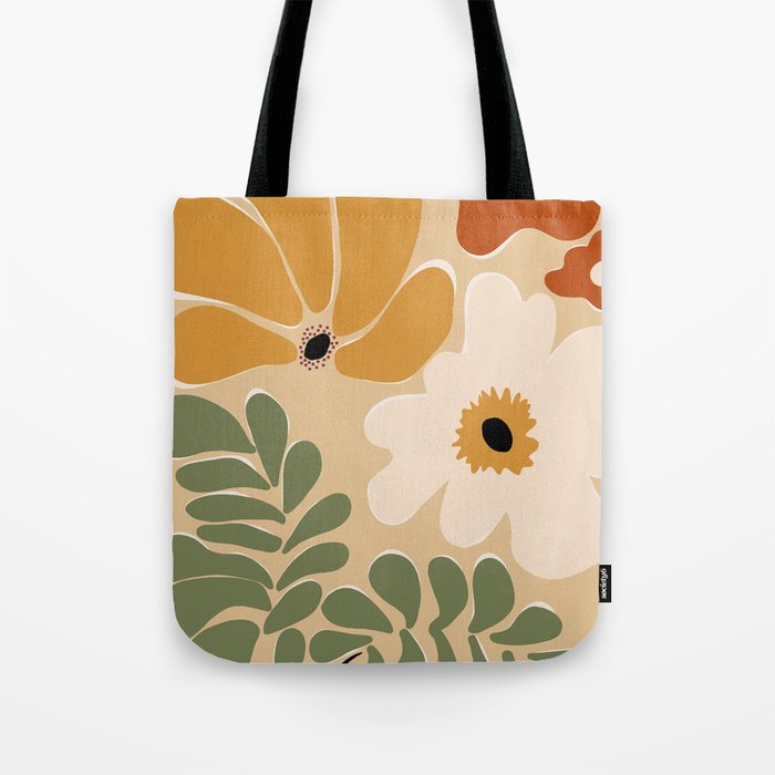 Vintage Flowers Sublimation Tote Bag | Tote Bag