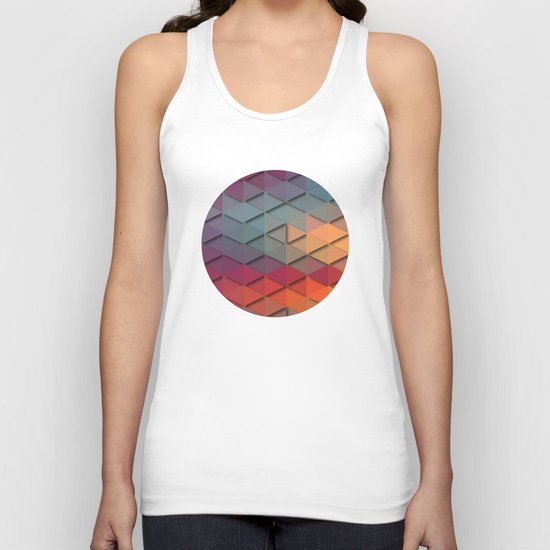 Purple On Fire Unisex Tank Top