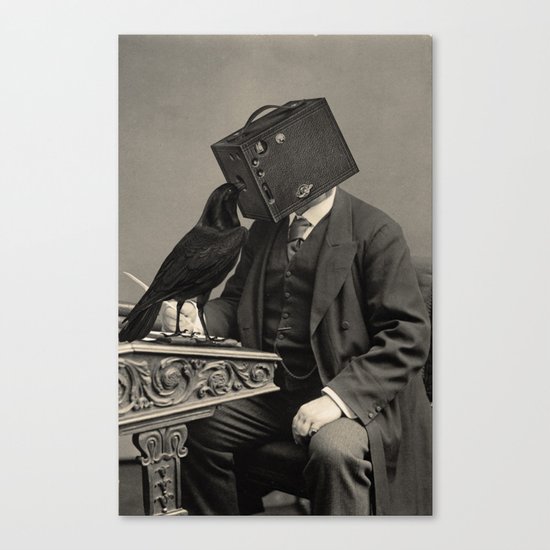 MIND YOUR OWN BUSINESS Canvas Print