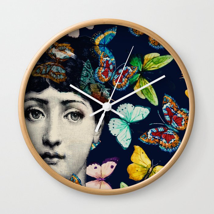 The Butterfly Queen Wall Clock