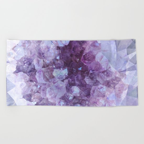 Crystal Gemstone Beach Towel