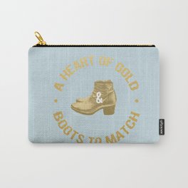 A Heart of Gold and Boots to Match Carry-All Pouch