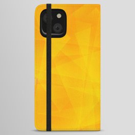 Yellow Design iPhone Wallet Case
