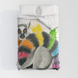 Rainbow Lemur Comforter