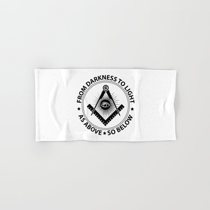 Freemasonry emblem Hand & Bath Towel