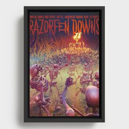 Razorfen Downs (Novel cover) Framed Canvas