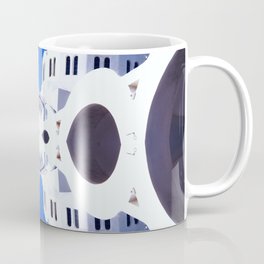 Orthodox forms and reflections. Light and shadow on the Mediterranean coast Coffee Mug