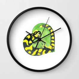 Salamander Heart Wall Clock