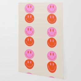 Keep Smiling! - Smiley Face Pattern Wallpaper | Cheerful, Collage, Happy, Cute, Vintage, Cool, Face, Retro, Peace, Funny 