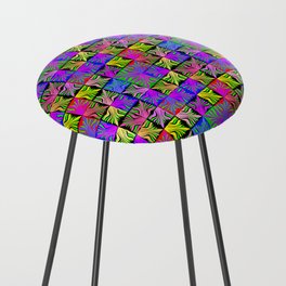 Colorful Wild Trees Counter Stool