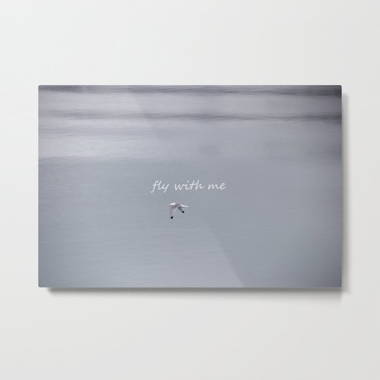 fly with me Metal Print