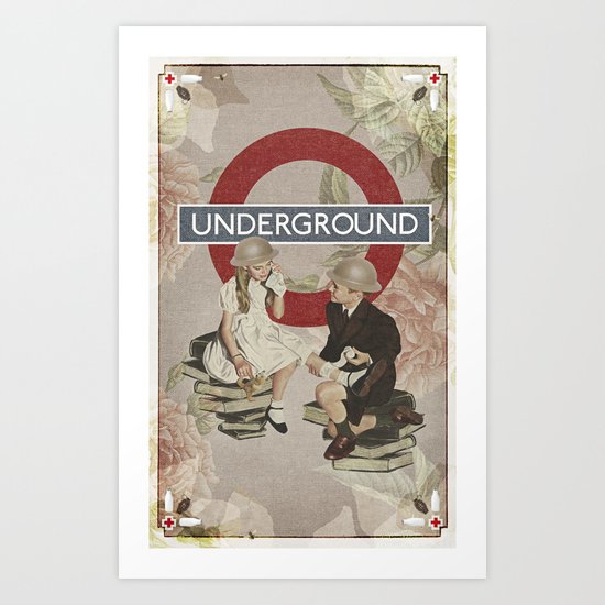 The Underground Art Print