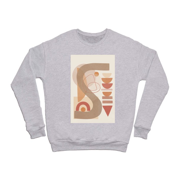 Marrone Geometry 1 Crewneck Sweatshirt
