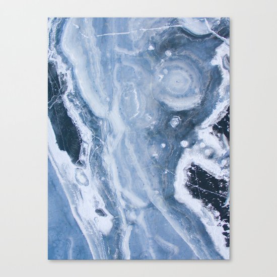 Earth blue Canvas Print