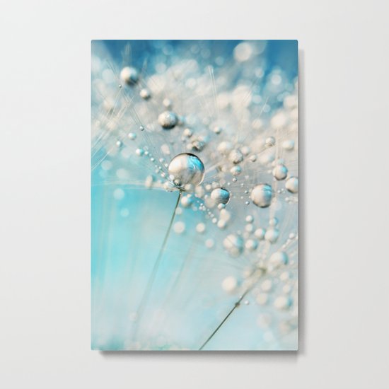 Sparkle in Blue Metal Print