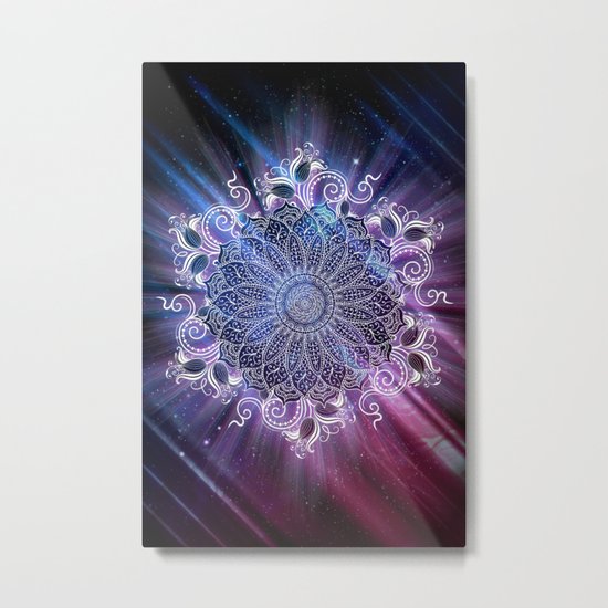 Mandala - Universe Metal Print