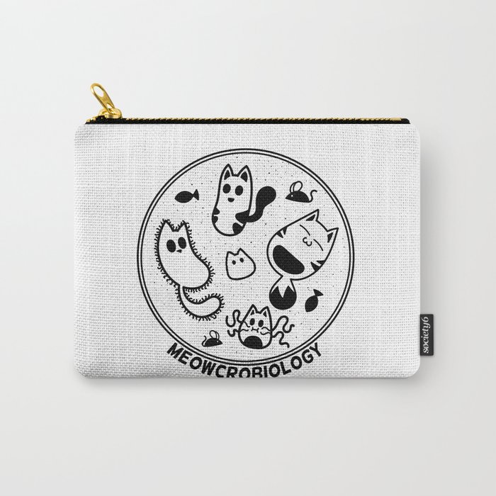 Meowcrobiology Carry-All Pouch