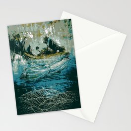 The Sound That Carries Across the Ocean Stationery Cards