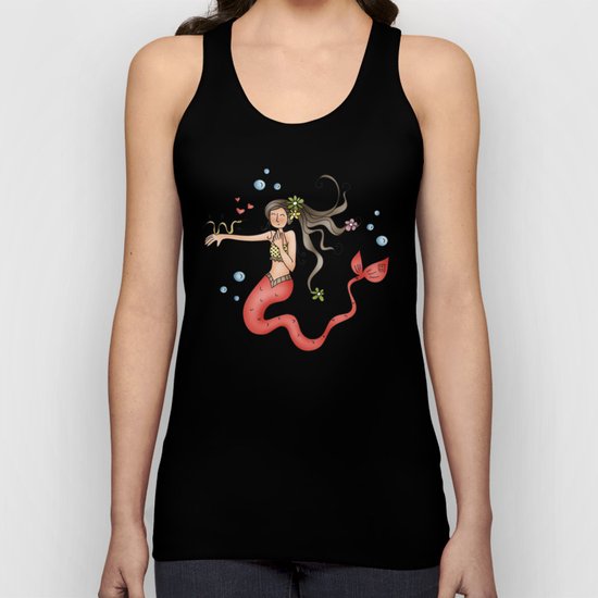 Mermaid {Lovely} Unisex Tank Top